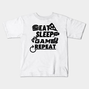 gamer daily routine - gaming Kids T-Shirt